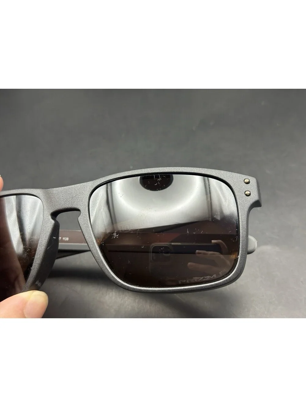 Oakley Holbrook Mix Metal Steel/Prizm Daily Polarized Lenses OO9384-1057